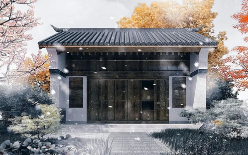 中式古建民居