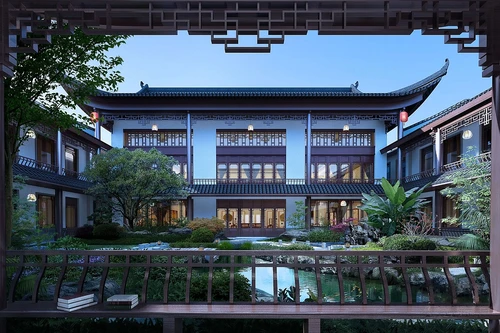 中式古建庭院