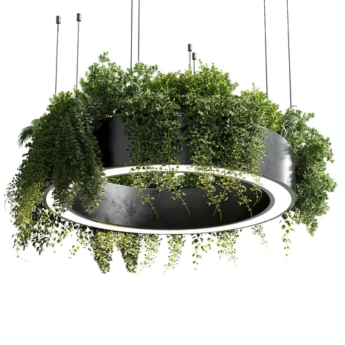 现代植物吊灯