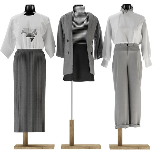 现代服装模特