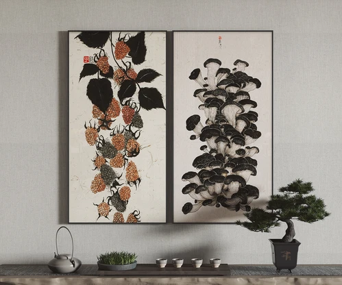 新中式装饰挂画