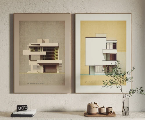 现代挂画装饰画
