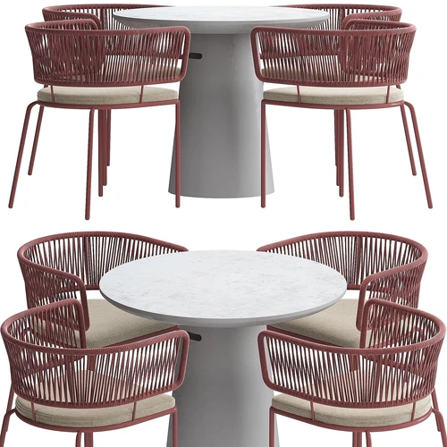 Nadin and Itai table 休闲桌椅组合