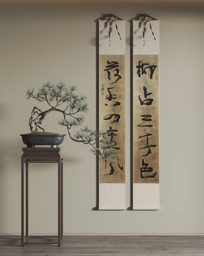 新中式装饰挂画卷轴