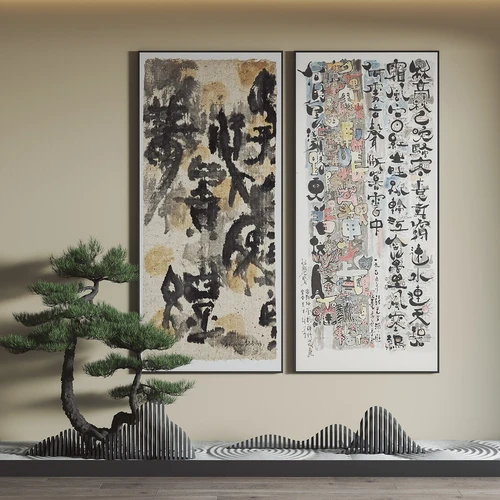新中式装饰挂画