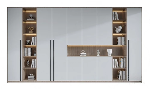 现代书柜装饰柜3d模型