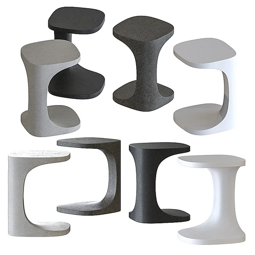 Kristalia Concrete 字体边桌