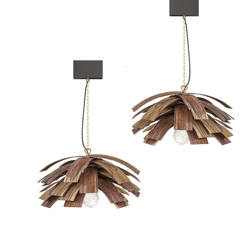 Pendant lamp Shingle树皮吊灯