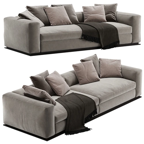 Minotti 现代布艺双人沙发