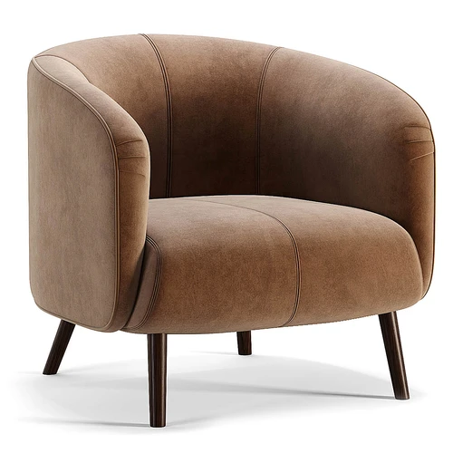Minotti 现代单人休闲沙发