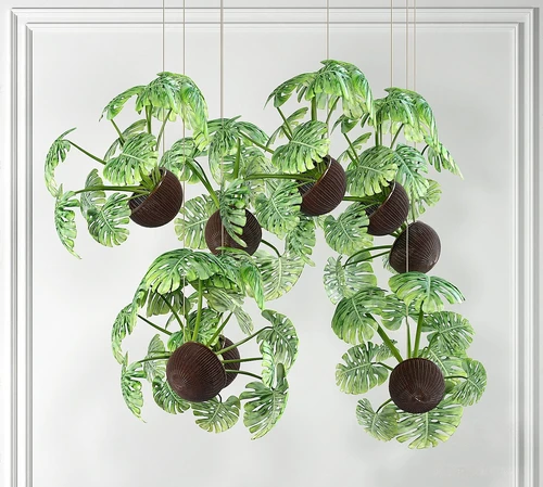 现代绿植花篮