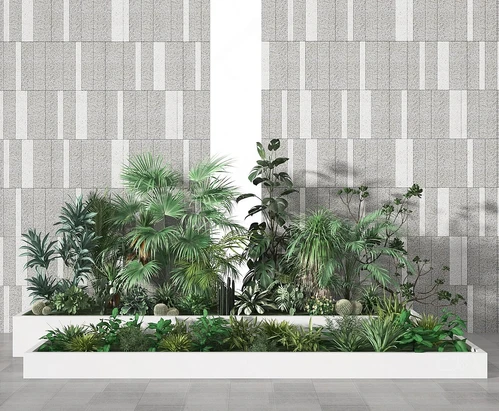 景观植物堆