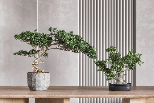 现代松树绿植摆件