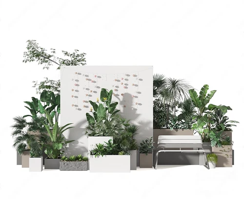 现代绿植摆件