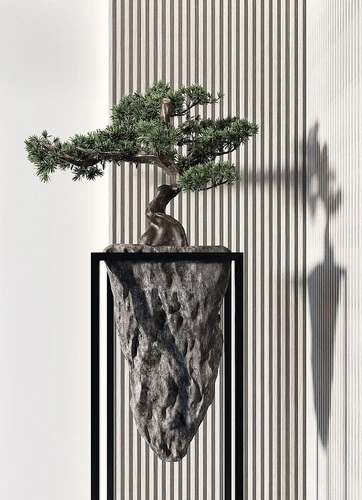 新中式植物摆件