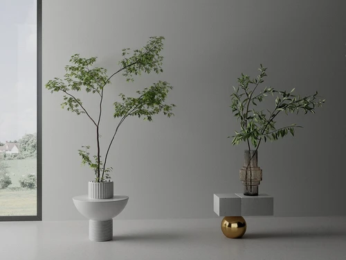 现代绿植花瓶盆栽