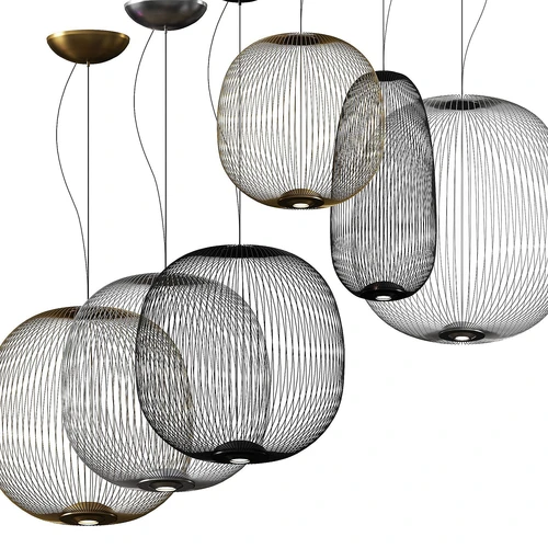 Foscarini Spokes 笼吊灯