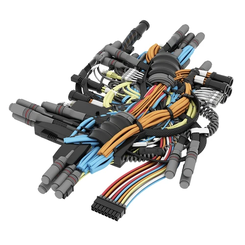 现代机械零件3D模型