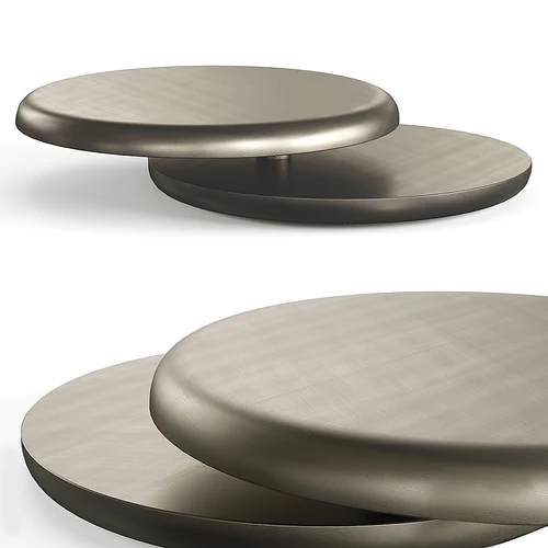 Cattelan Italia Yo-Yo 拉丝青铜咖啡桌