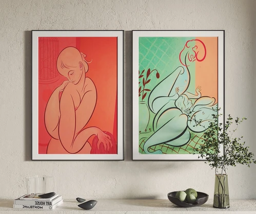 现代挂画装饰画