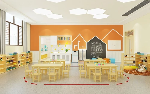 北欧幼儿园课室3d模型