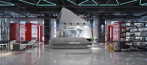 工业风健身房3d模型