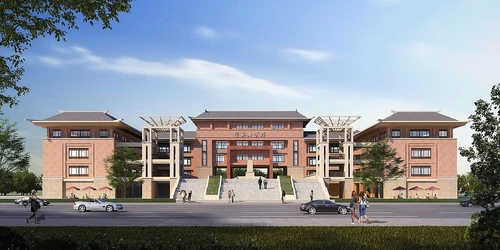 现代学校行政楼
