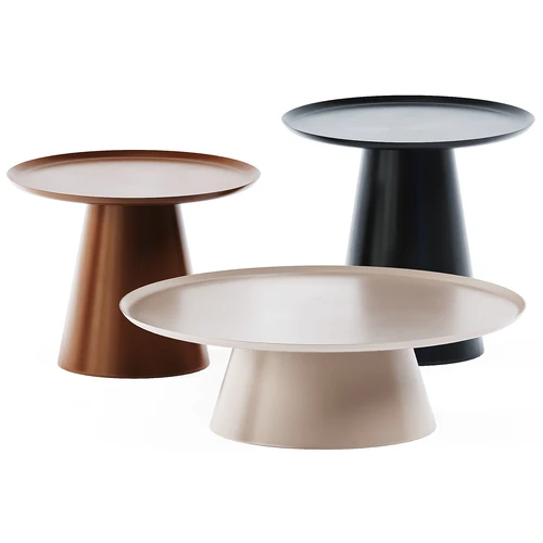 Cattelan Italia 现代圆形茶几边几组合