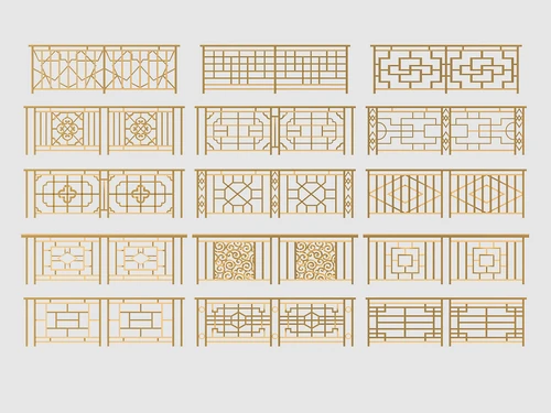 新中式金属栏杆
