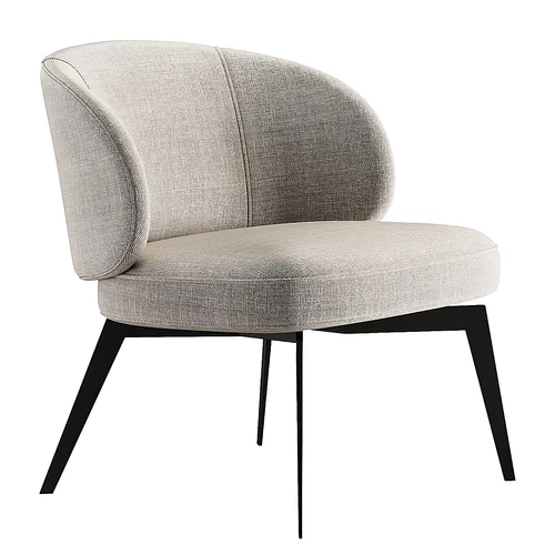 Minotti 现代皮革休闲椅