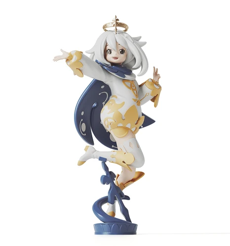 现代原神少女公仔3D模型