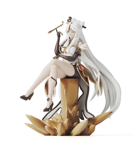 现代原神少女公仔3D模型