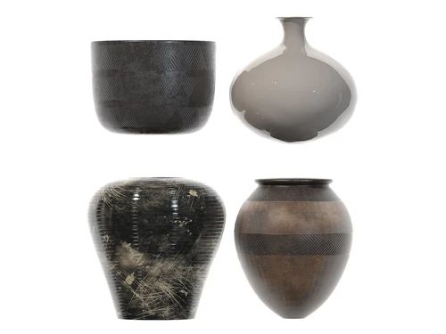 侘寂陶瓷缸工艺品