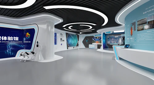 现代数字科技展厅3D模型