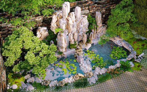 现代假山水景景观