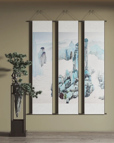 新中式装饰挂画