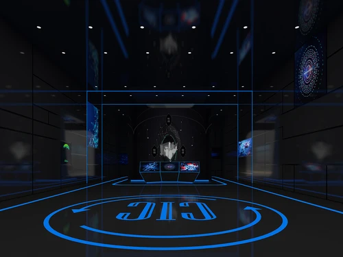 现代科技展厅3D模型
