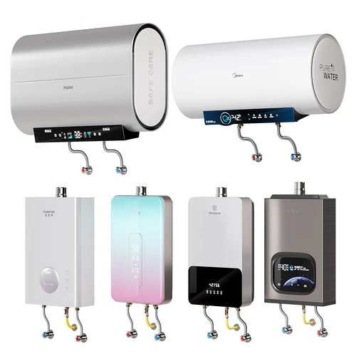 现代热水器壁挂炉模型