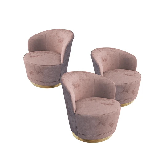 Armchair 细绒布单椅