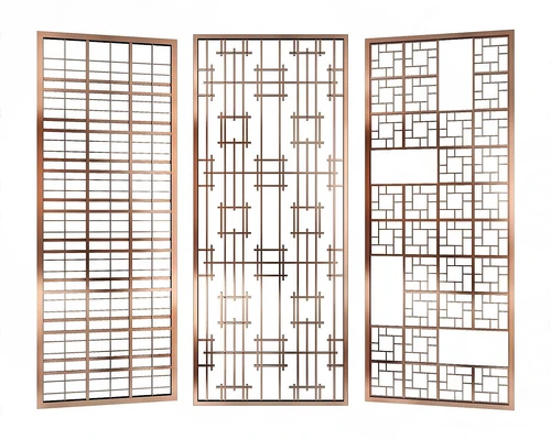 现代金属隔断屏风