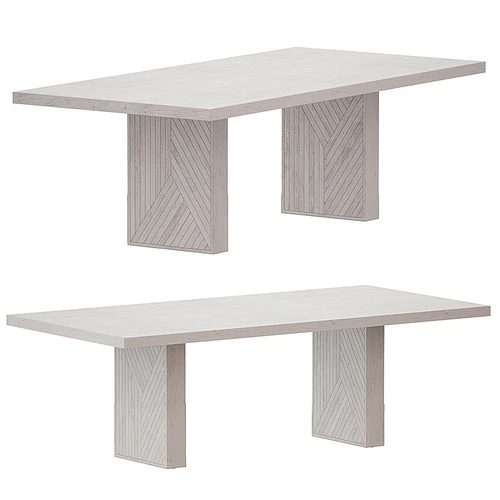 Crate and Barrel 现代餐桌