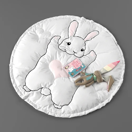 Children rug 儿童兔子图案坐垫
