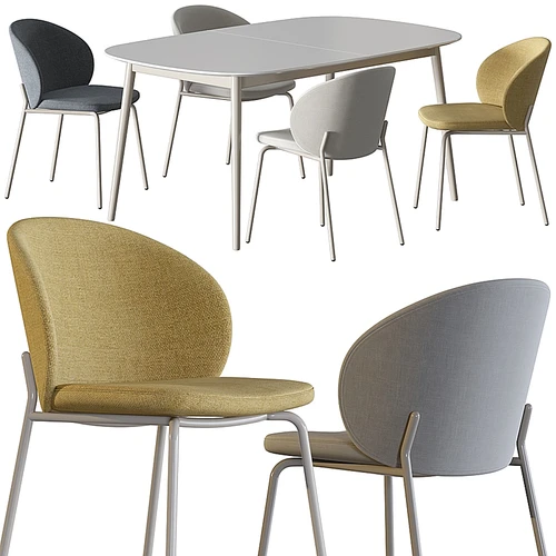 Boconcept-Princeton 餐椅套装