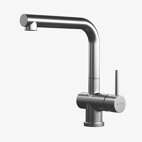 现代不锈钢水龙头3d模型