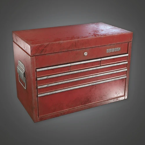 工业风工具盒3D模型