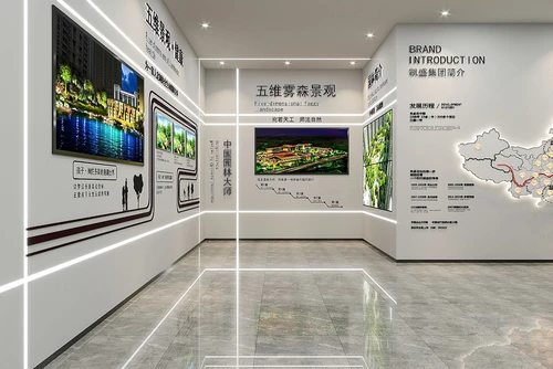 现代售楼处展览区