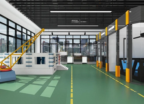 现代建筑展厅