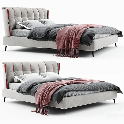 Natuzzi 现代布艺双人床