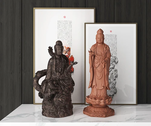 新中式佛相雕塑