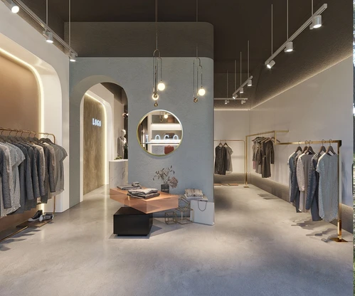 现代轻奢服装店